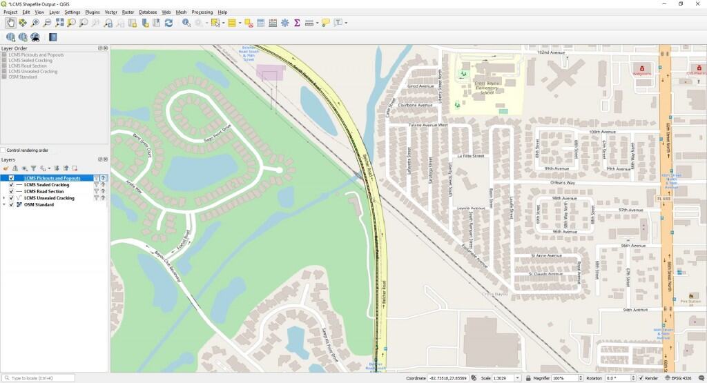 Sortie géodatabase pour intégration SIG