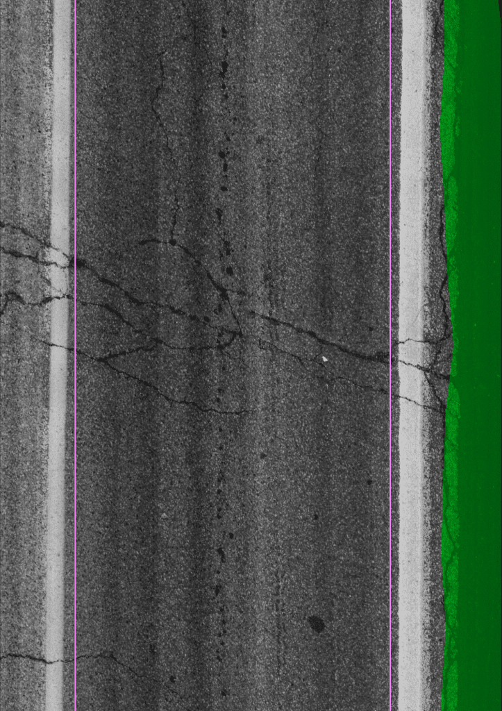 Bordures et décrochés latéraux