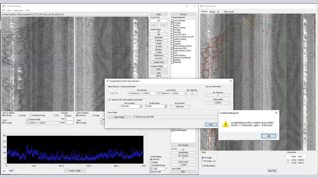 Image Rugosité et IRI 5