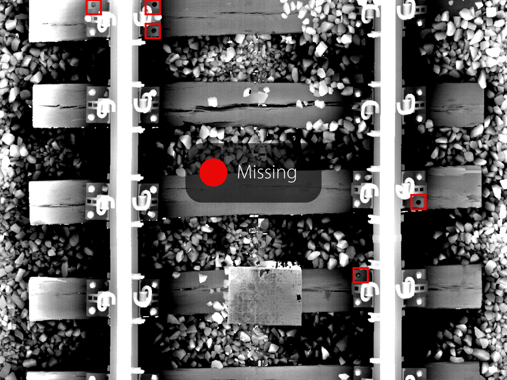 Inspection des plaques de base et des tire‑fonds