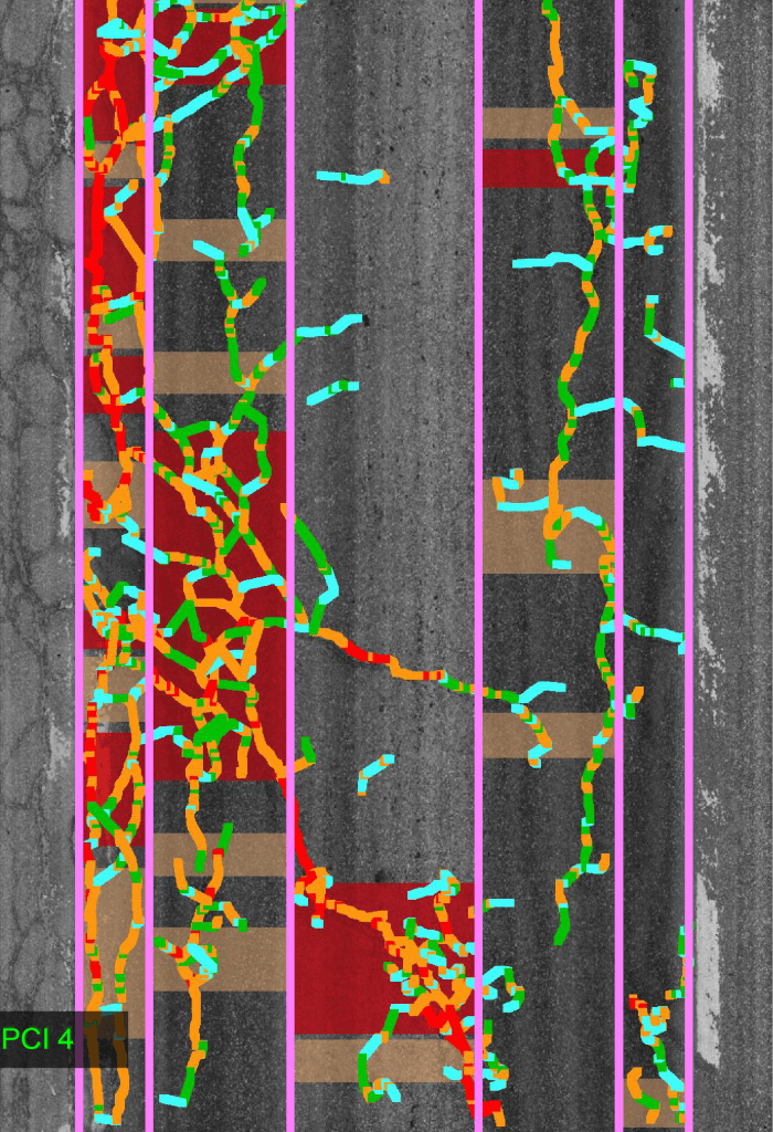 Indice de condition de chaussée (PCI)