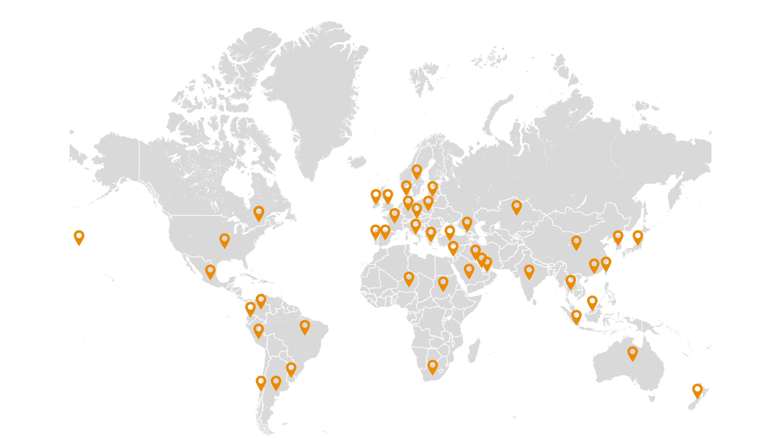 Global Presence Map